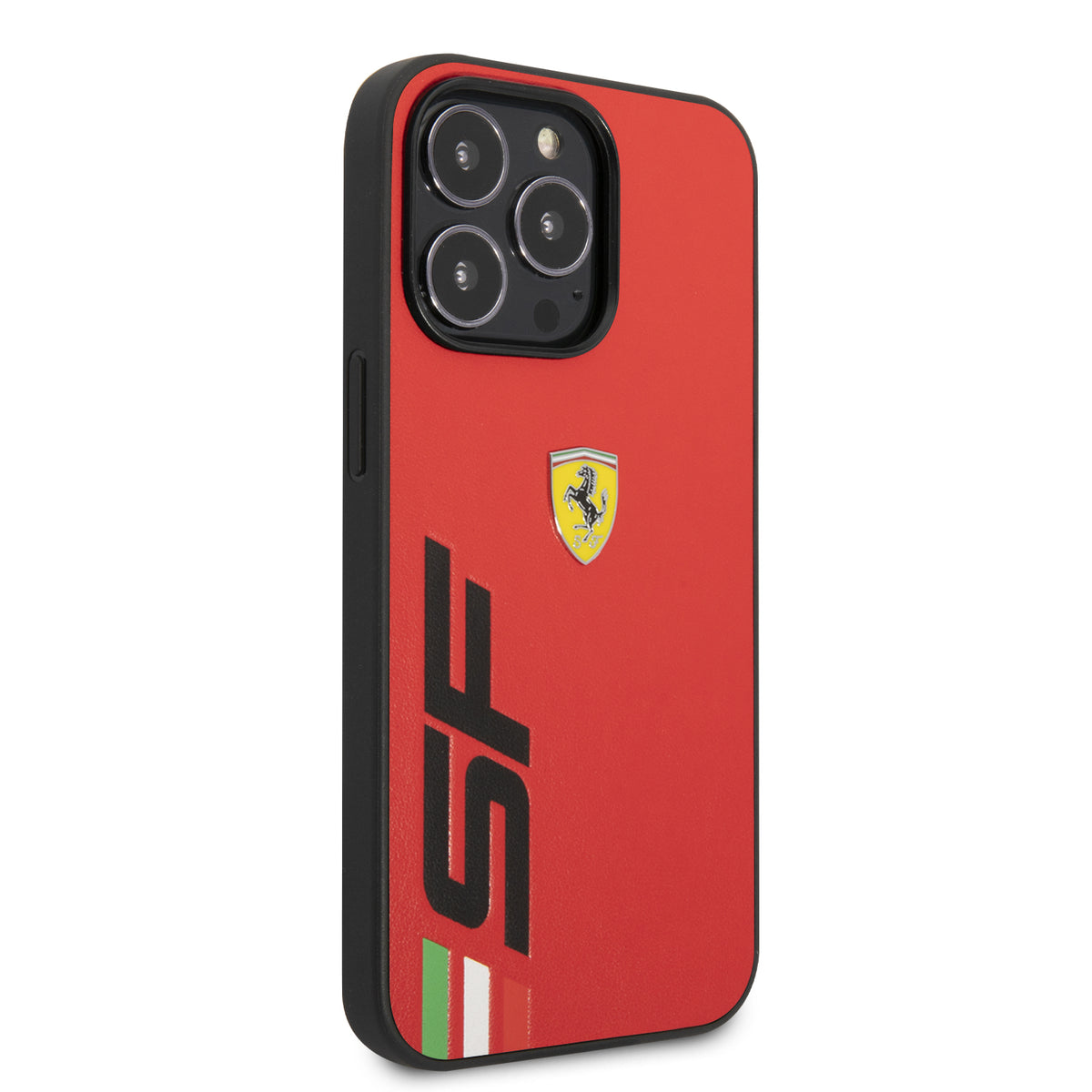 iPhone 13 Pro Max - Leather Red Printed Big SF Logo - Ferrari – CG Mobile