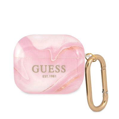 AirPods 3 - TPU Cover Pink New Marble - GUESS