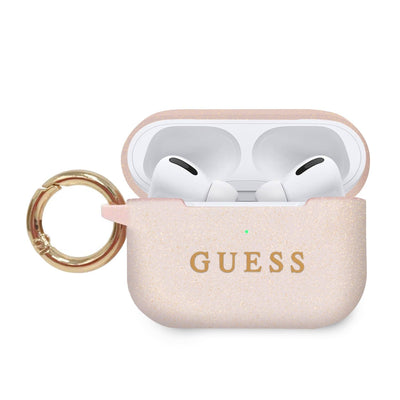 Airpods Pro - Silicone Pink With Ring - Guess