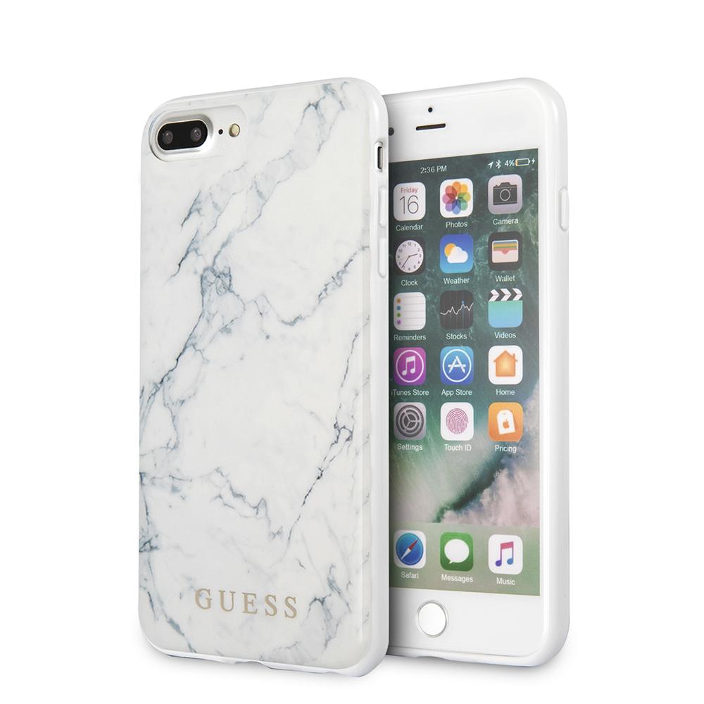 Guess Case for 8 Plus/7Plus White Marble Design – CG Mobile