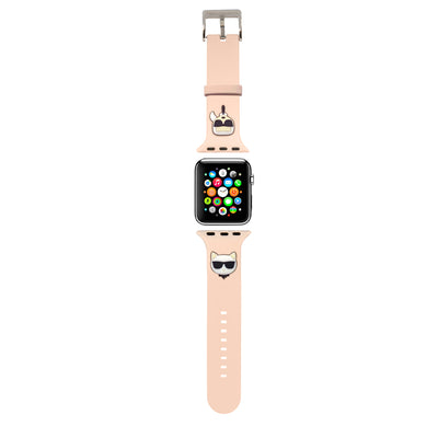 Apple Watch - Silicone Pink with Strap Karl and Choupette 38/40 mm - Karl Lagerfeld