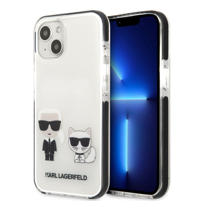 iPhone 13 - HC TPE K&Choupette Bodies White - Karl Lagerfeld