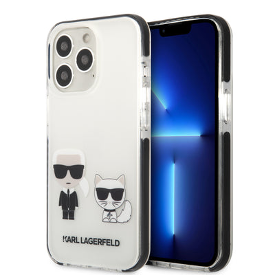 iPhone 13 Pro Max - HC TPE K&Choupette Bodies White - Karl Lagerfeld