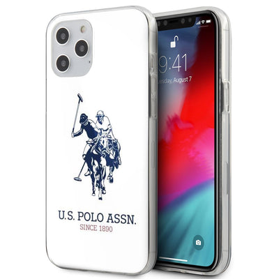 iPhone 12 Pro Max - Hard Case White Double Horse With Logo - U.S. Polo Assn.