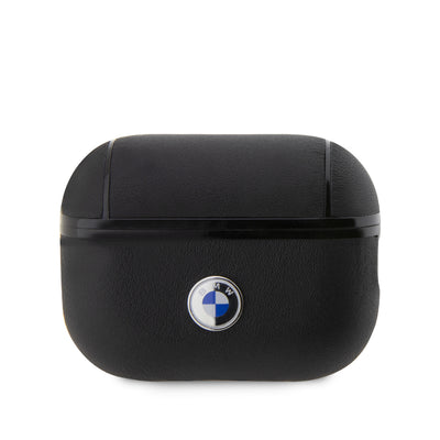 AirPods Pro 2 - Leather Black Signature Collection With Metal Logo - BMW