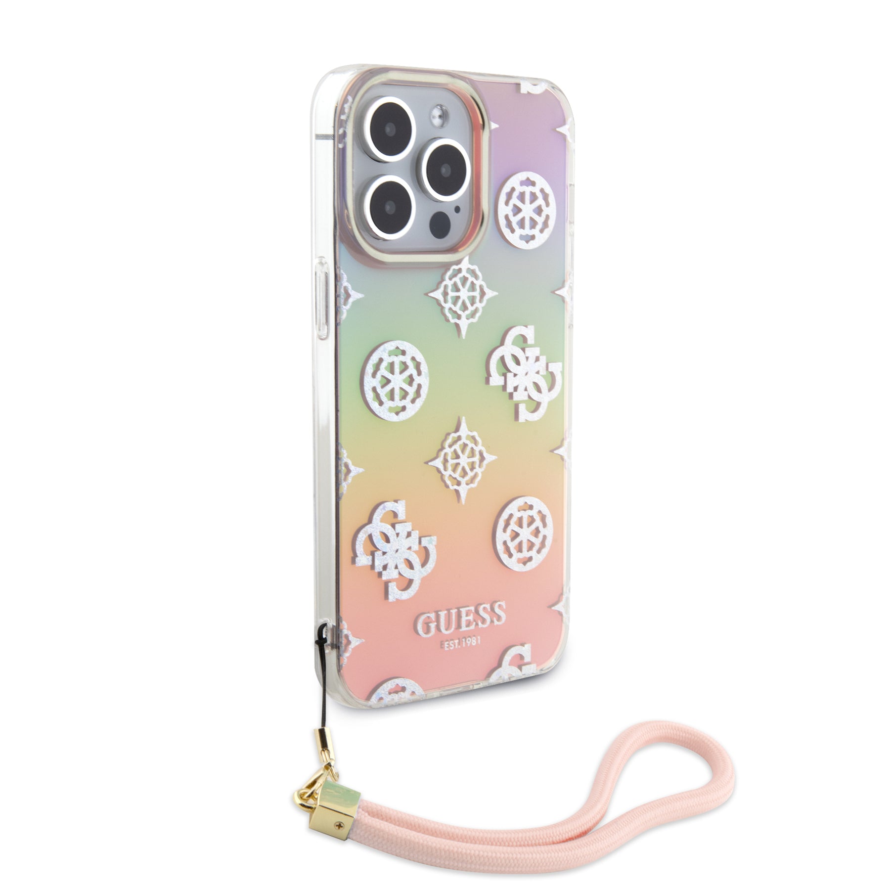 CG Mobile Guess - Carcasa Fija con Purpurina con Logotipo Grande 4G para iPhone  15 Pro, Color Rosa : : Electrónicos
