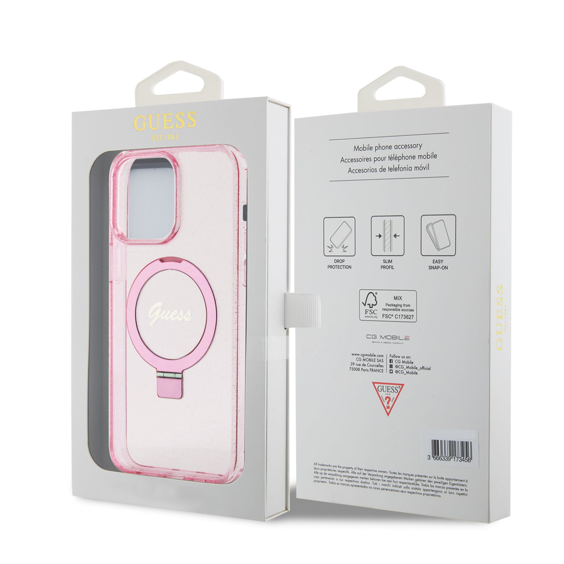  Funda Guess 4G Charm compatible con iPhone 12 Pro Max :  Celulares y Accesorios