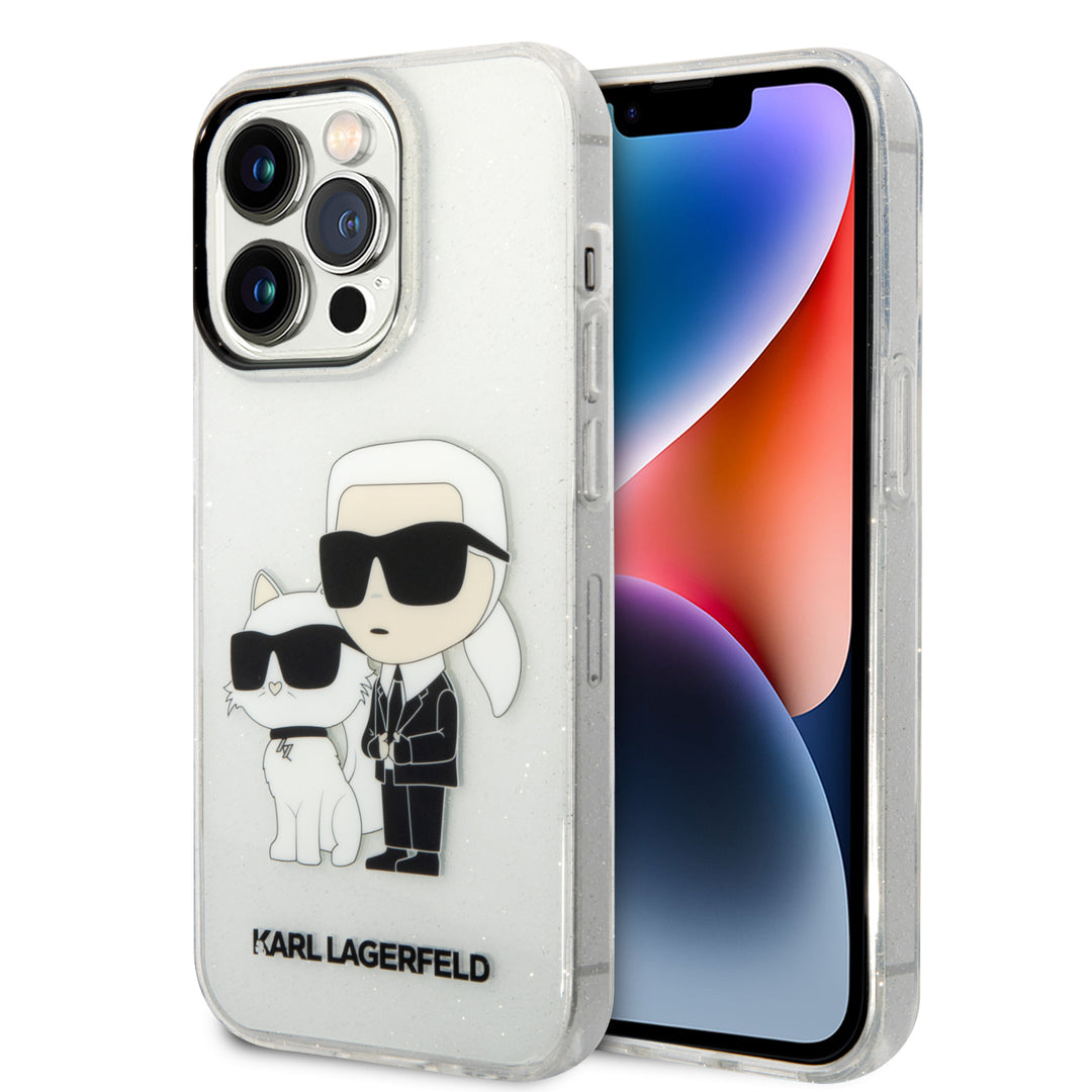 iPhone 15 Pro Max - PC/TPU Clear Hard Case Iml Glit Nft Karl iPhone 15 Pro Max - PC/TPU Clear Hard Case Iml Glit Nft Karl