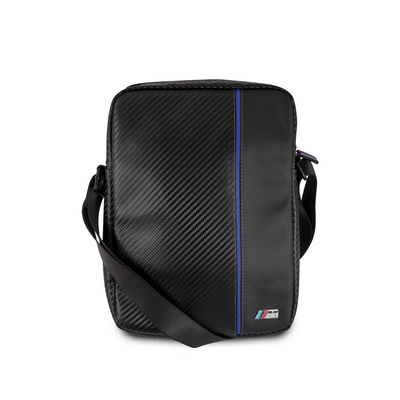 Tablet bag 8' - Nylon Black Carbon Effect Blue Stripe - BMW