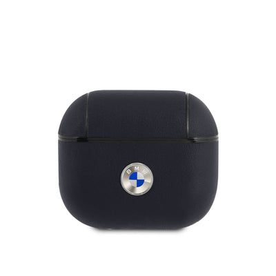 AirPods 3 - Leather Navy Signature collection Metal Logo - BMW