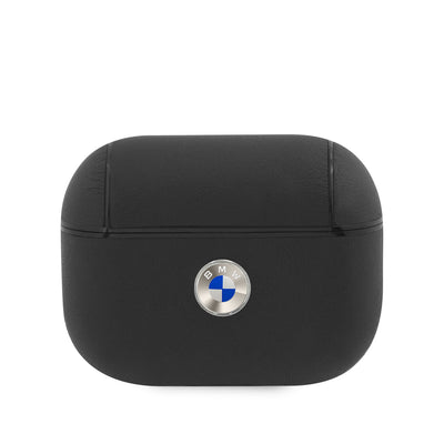 AirPods Pro - Leather Black Signature Collection With Metal Logo - BMW