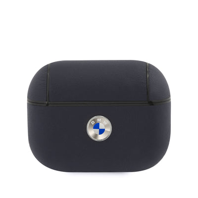 AirPods Pro - Leather Navy Blue Signature Collection With Metal Logo - BMW