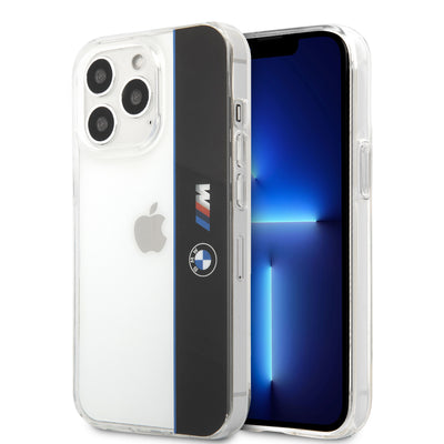 iPhone 13 Pro Max - Hard Case Clear V Black Stripe - BMW