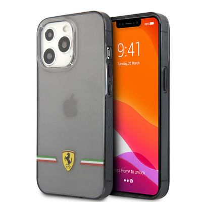 iPhone 13 Pro - Hard Case Black On Track Italia Wings - Ferrari