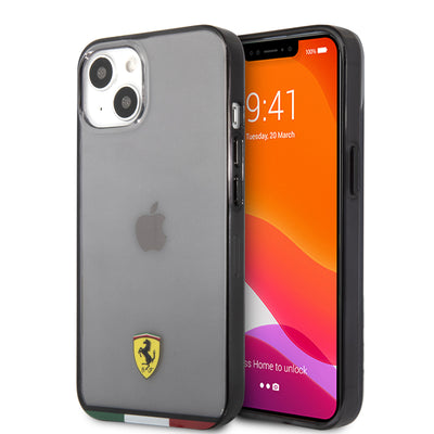 iPhone 13- Hard Case Black Italia Outline- Ferrari