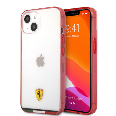 iPhone 13 - Hard Case Red Italia Outline  - Ferrari-