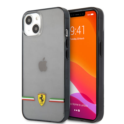 iPhone 13 - Hard Case Black On Track Italia Wings - Ferrari-