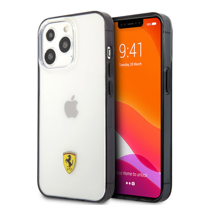 iPhone 13 Pro Max - Hard Case Clear On Track Italia Wings - Ferrari