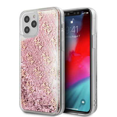 iPhone 13 - Hard Case Pink Liquid Glitter 4G - GUESS-