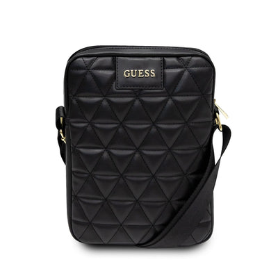 Tablet bag 10' - PU Leather Black Quilted - Guess