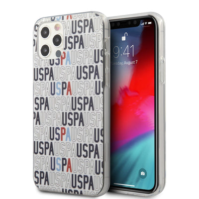 iPhone 12 Pro Max - Hard Case White Mania Print Logo - U.S. Polo Assn.