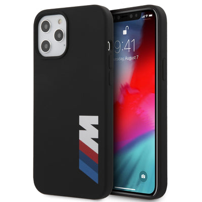 iPhone 12 Pro Max - Silicone Black M Collection Printed Big Logo - BMW